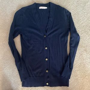 LIKE NEW Tory Burch Navy Cardigan